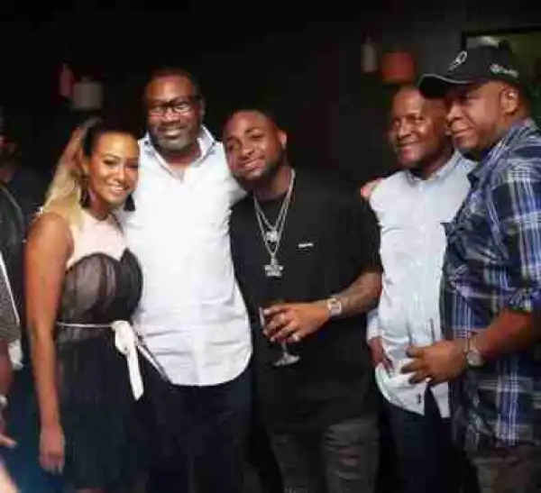 A Very Expensive Photo Featuring Davido, Femi Otedola And Aliko Dangote